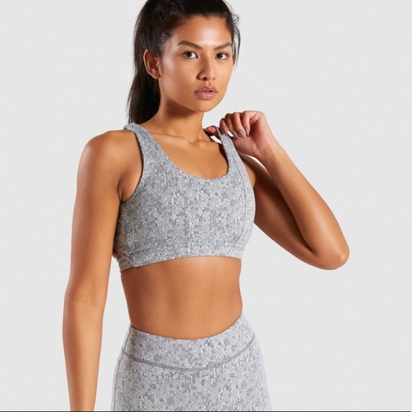 gymshark grey sports bra